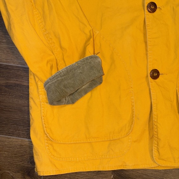 Vintage J. Crew Chore Coat Men's Medium Barn Jacket 90s Vtg Flannel Lined - Picture 2 of 5